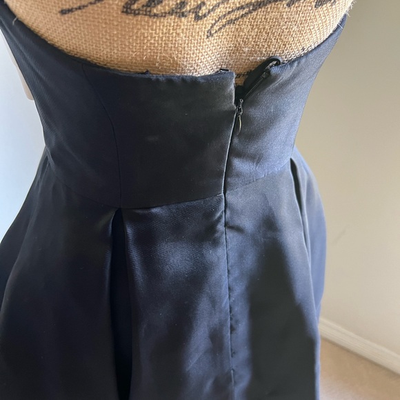 🖤SOLD🖤Carolina Herrera Sweetheart Neck Strapless Silk Faille Ballgown BLACK - Picture 13 of 17